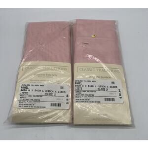 Vintage NIP J C PENNEY’S Classic Tradition Lisette Tea Rose Sheer Panels 60x84”